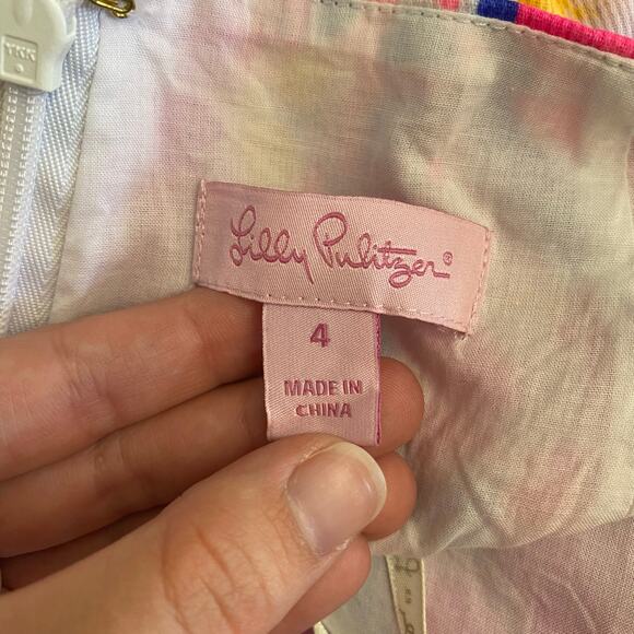Lilly Pulitzer Courtney Shift Mini Dress in Catch and Release Size 4 Sirens - Picture 2 of 9